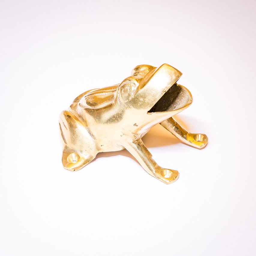 Juego de Sapo Game Brass Frog