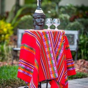 Peruvian Table Runner - Red