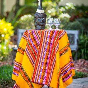 Peruvian Table Runner - Yellow