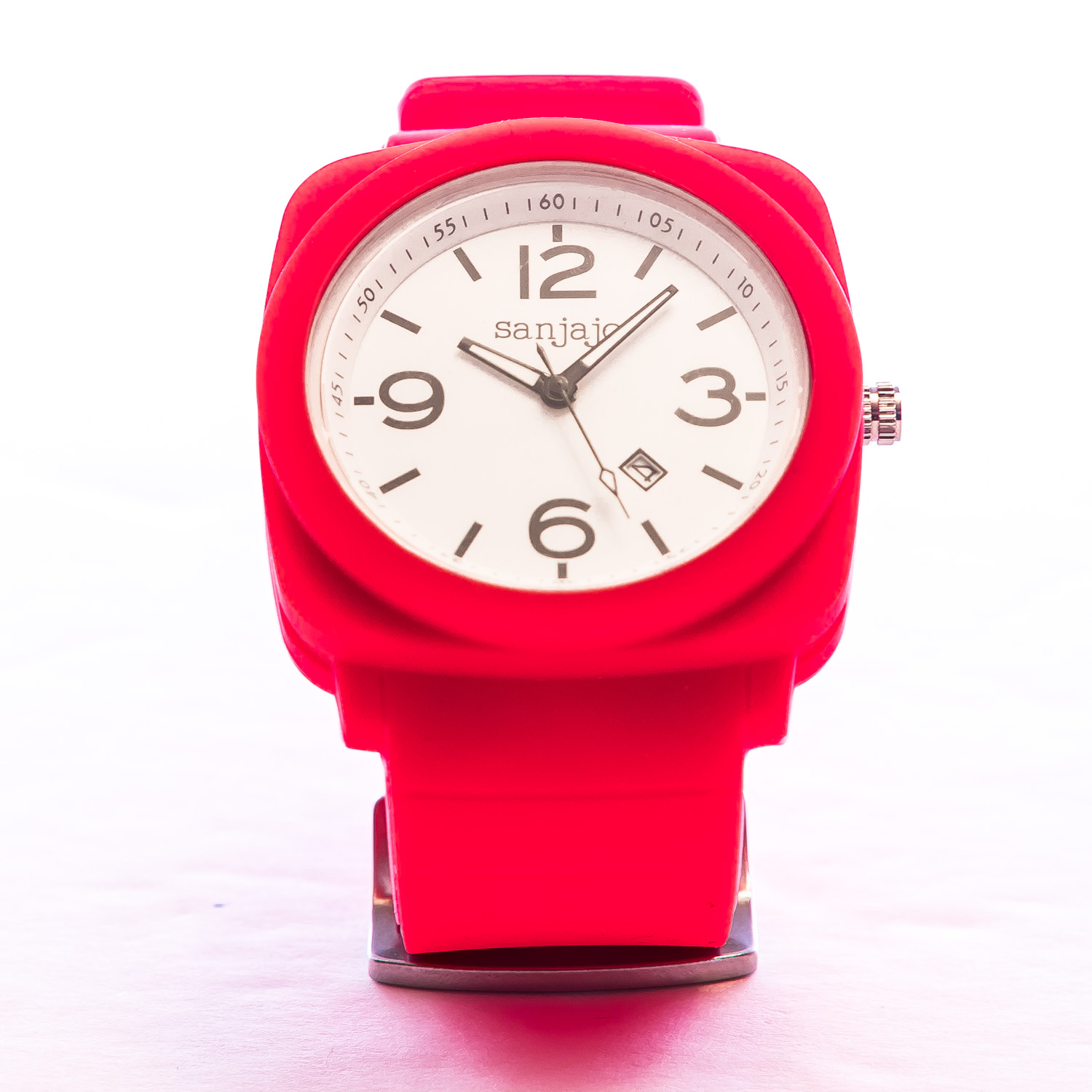 Sanjajo Peruvian Red-White Patriot Watch